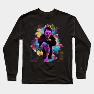 Thom Yorke ~ Watercolor Illustration Long Sleeve T-Shirt